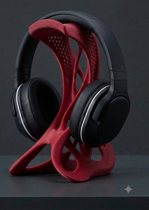 geometric headphone stand